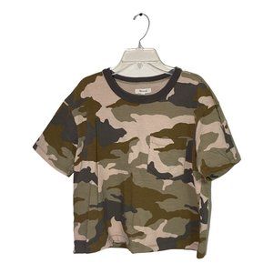 MadeWell Cropped Cottontail Camo Short Sleeve Pock